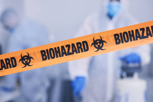 Professional Biohazard technician working in House Springs, MO